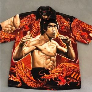 Bruce Lee button down shirt